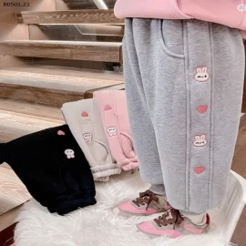 QUẦN THU ĐÔNG BÉ GÁI HÌNH THỎ TIM- sỉ 134k