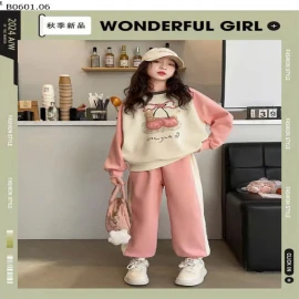 BỘ NỈ THU ĐÔNG  HÌNH GẤU SIZE ĐẠI BG-sỉ 153k