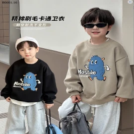 ÁO NỈ MOSTAKE AMBB 24Y130- Giá sỉ: size 90-150: 128k  size 160: 138k 