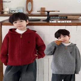 ÁO KHOÁC LEN CÓ MŨ AOA-sỉ 225k