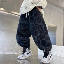 QUẦN ĐEN MẶT CƯỜI BÉ TRAI -sỉ 110k