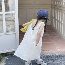 VÁY TRẮNG THÔ CUT LƯNG DỄ THƯƠNG -sỉ 165k