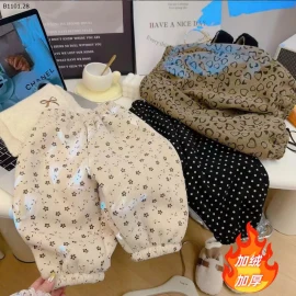 Quần bo chun lót lông cho bé-sỉ 82k