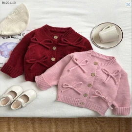ÁO LEN CARDIGAN NƠ-sỉ 149k