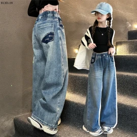 Quần jean ống suông size đại -sỉ 193k