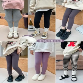 QUẦN LEGGING LÓT LÔNG AMBB BÉ GÁI-sỉ 113k