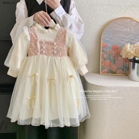 VÁY CÔNG CHÚA BÉ GÁI CUTE -sỉ 265k