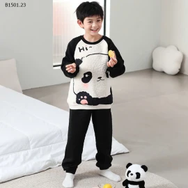 BỘ COTTON NỈ DÀY BÉ TRAI SZ ĐẠI -sỉ Sz bé : 8-16 : 174k           Sz đại : S- XL : 194k