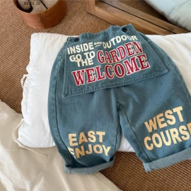 QUẦN JEAN CHỮ CHO BÉ TRAI-sỉ 179k