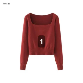 ÁO LEN LACHAP CỔ VUÔNG-sỉ 210k