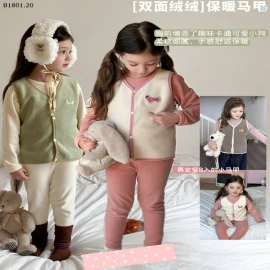 Áo gile nỉ nhung nhà AMBB  CUTE  -sỉ 93k