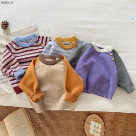 ÁO LEN PHỐI MÀU BÉ-sỉ 130k