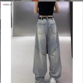 QUẦN JEAN ỐNG RỘNG NỮ PHONG CÁCH MỸ-sỉ 172k