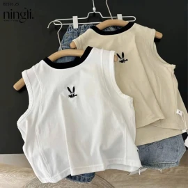 ÁO BA LỖ TRƠN HÌNH THỎ CHO BÉ TRAI-sỉ 78k