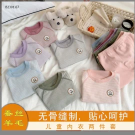 BỘ BÉ MẶC NHÀ THU ĐÔNG-sỉ Sz 80-120 : 103k           Sz 130-170 : 123k