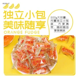 KẸO CAM DẺO ĐÃI KHÁCH DỊP TẾT NHÀ BIBIZAN sỉ 55k/gói 490g