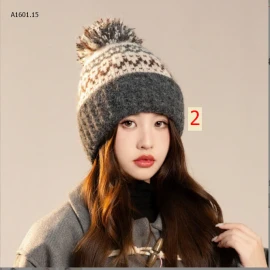 MŨ LEN DỆT KIM 2 LỚP-sỉ 95k