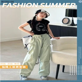 ÁO THUN VÀ QUẦN THÔ BÉ GÁI-Sỉ giá như sau: Áo 119k Quần 159k