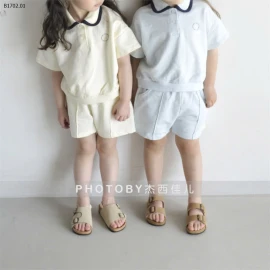 SET BỘ POLO CỔ SEN CHO BÉ - sỉ 180k