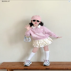 SÉT ÁO HỒNG+CV TRẮNG-sỉ Áo : 169k           Cv : 178k