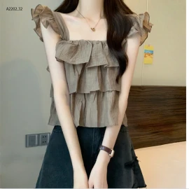 ÁO 2 DÂY BÈO TẦNG CHO NỮ -sỉ 92k