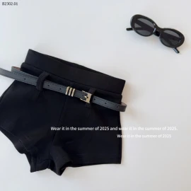 QUẦN SOOC NGẮN CẠP CAO KÈM BELT BG-sỉ 168k