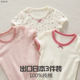 SET 3 ÁO COTTON GIẤY-sỉ 145k/set 3c 