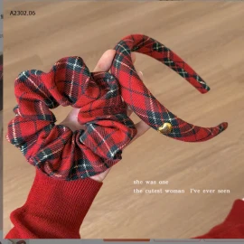 SET 2 MÓN BỜM TÓC KÈM DÂYsỉ 40k/set 2 món như hình