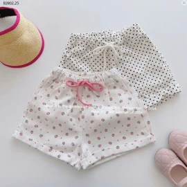 QUẦN SHORT CHO BÉ GÁI-sỉ 162k