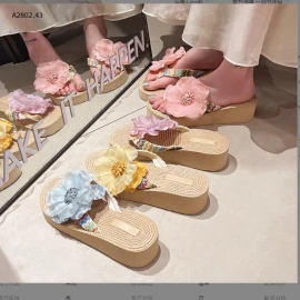 DÉP XỎ NGÓN GẮN HOA ĐẾ DÀY NỮ #149k-sỉ 120k