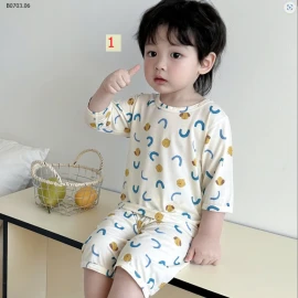 BỘ MẶC NHÀ HỌA TIẾT DỄ THƯƠNG CHO BÉ -sỉ 155k