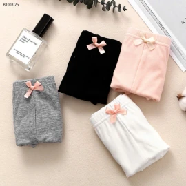 Quần chip đùi bé gái -sỉ 75k/set 4c mix màu