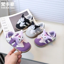 GIÀY THỂ THAO GẮN KUROMI -sỉ Sz 22-26 : 156k           Sz 27-31 : 166k 