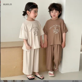 BỘ THUN GÂN CỘC TAY TONE VINTAGE -sỉ 144k