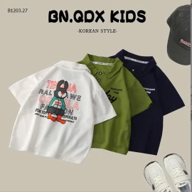 BST ÁO POLO TRẺ EM DỄ THƯƠNG -sỉ Sz 80-120 : 70k          Sz 130-160 : 80k