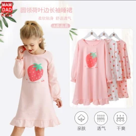 VÁY COTTON BÉ GÁI MAMDADKIDS -sỉ Sz 110-150 : 111kK          Sz 160-175 : 135K