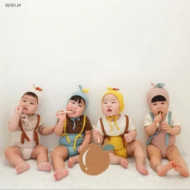 SET QUẦN YẾM + MŨ CHO BÉ -sỉ 120k /set