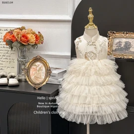 VÁY CÔNG CHÚA CỔ TÀU NHIỀU TẦNG BG-sỉ 248k