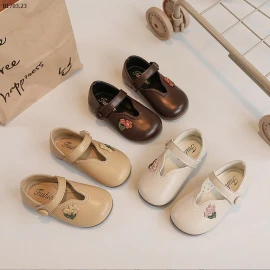 Giày búp bê đính hoa dễ thương cho bé -sỉ Sz 21-25 : 133k           Sz 26-30 : 140k