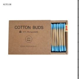 HỘP 200c TĂM BÔNG 2 ĐẦU -sỉ 38k