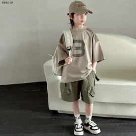 BỘ SHORT SIZE ĐẠI CHO BÉ TRAI-sỉ 243k
