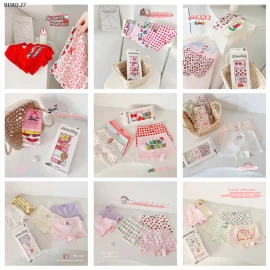 QUẦN CHIP ĐÙI MIMO - BÉ GÁI MẪU MỚI-sỉ 138k/set 5c 