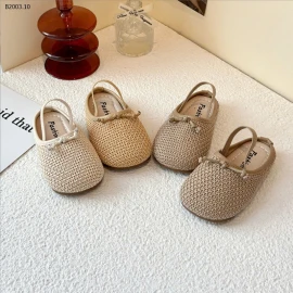 Sandal lưới cói quai chun -sỉ Sz 23-30 : 150k           Sz 31-34 : 160k