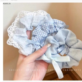 SET 3 DÂY SCRUNCHIES CHO BÉ -sỉ 39k/set 3c mix màu