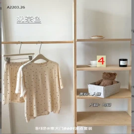 BỘ MẶC NHÀ CHẤM BI NỮ-sỉ 139k