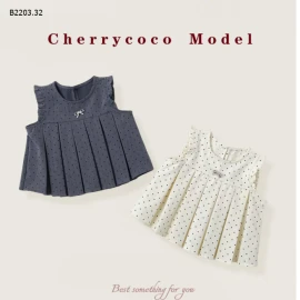 SET BỘ CHERRY COCO BÉ GÁI sỉ áo 182k, sỉ quân 115k