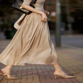 CHÂN VÁY LỤA CẠP CHUN si 122k