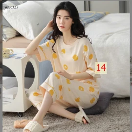 BỘ COTTON LỬNG NỮ MẶC NHÀ -sỉ 165k