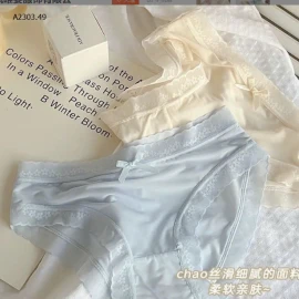 SET 10 QUẦN CHIP VIỀN REN MIX MÀU -sỉ 125k/set 10c mix màu