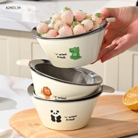 SET BÁT KÈM GIÁ LỌC INOX 99k/SET-sỉ 85k